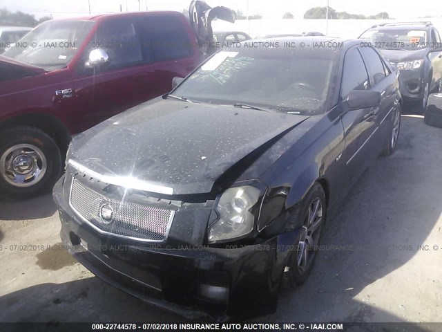 1G6DN57S340188478 - 2004 CADILLAC CTS-V BLACK photo 2