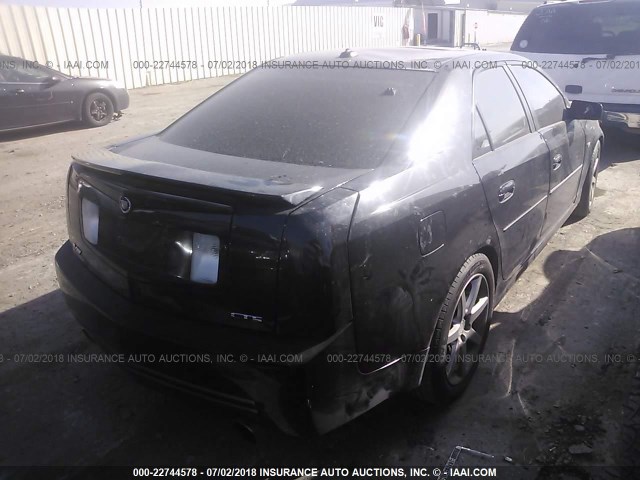 1G6DN57S340188478 - 2004 CADILLAC CTS-V BLACK photo 4