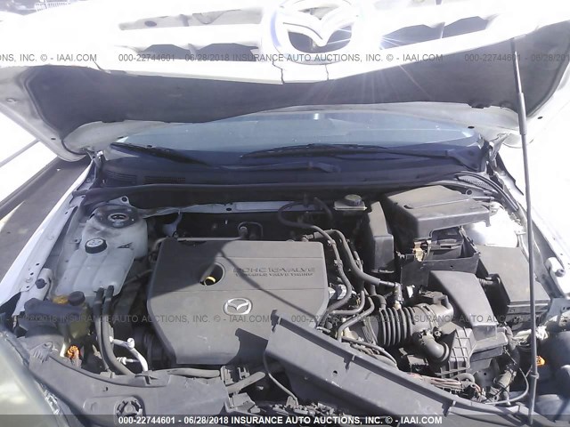 JM1BK343161499290 - 2006 MAZDA 3 HATCHBACK WHITE photo 10