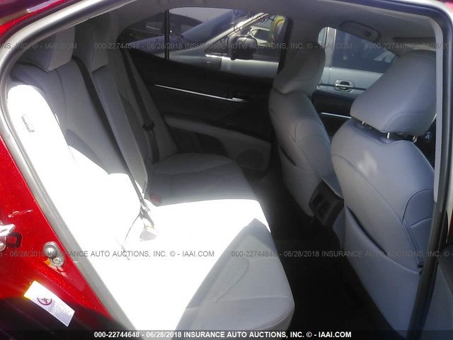 4T1B61HK7JU546738 - 2018 TOYOTA CAMRY XSE RED photo 8