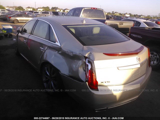 2G61P5S36D9218172 - 2013 CADILLAC XTS LUXURY COLLECTION TAN photo 3