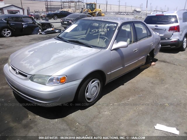 1NXBR12E4XZ210189 - 1999 TOYOTA COROLLA VE/CE/LE 金色 照片 2