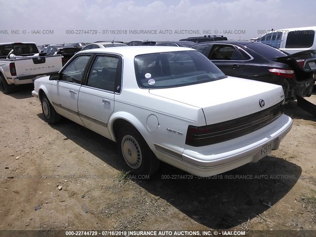 3G4AG55N2PS621689 - 1993 BUICK CENTURY SPECIAL WHITE photo 3