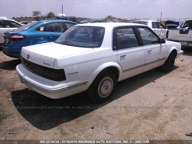 3G4AG55N2PS621689 - 1993 BUICK CENTURY SPECIAL WHITE photo 4