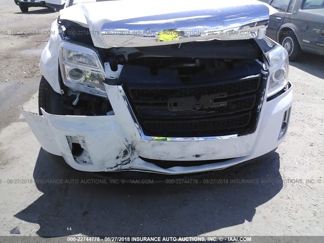 2GKALMEK8E6149188 - 2014 GMC TERRAIN SLE WHITE photo 6