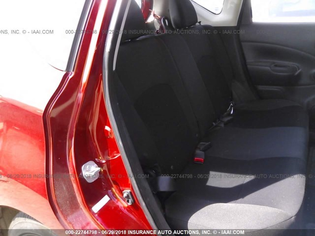 3N1CE2CPXHL360199 - 2017 NISSAN VERSA NOTE S/S PLUS/SV/SL/SR RED photo 8