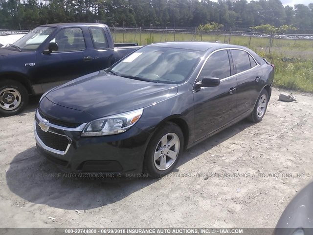 1G11A5SA6GU139811 - 2016 CHEVROLET MALIBU LIMITED LS შავი ფოტო 2