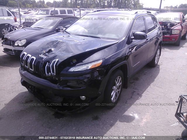 1C4PJLLX4JD503353 - 2018 JEEP CHEROKEE LATITUDE PLUS BLACK photo 2