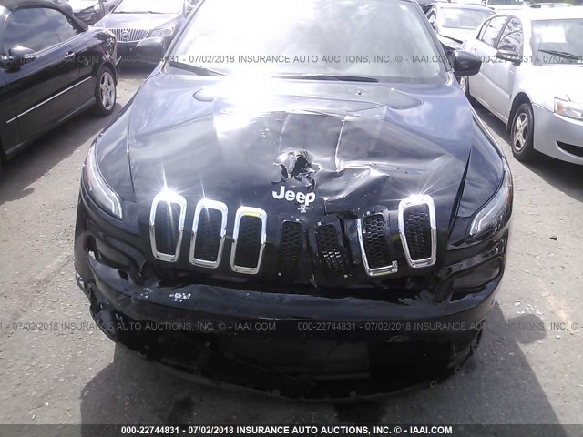 1C4PJLLX4JD503353 - 2018 JEEP CHEROKEE LATITUDE PLUS BLACK photo 6