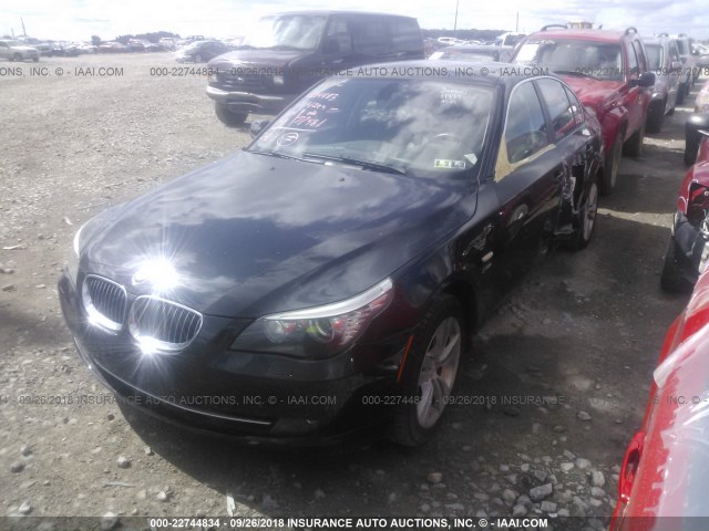 WBANV1C56AC443951 - 2010 BMW 528 XI BLACK photo 2