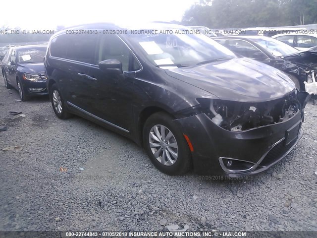 2C4RC1BG4HR543027 - 2017 CHRYSLER PACIFICA TOURING L GRAY photo 1