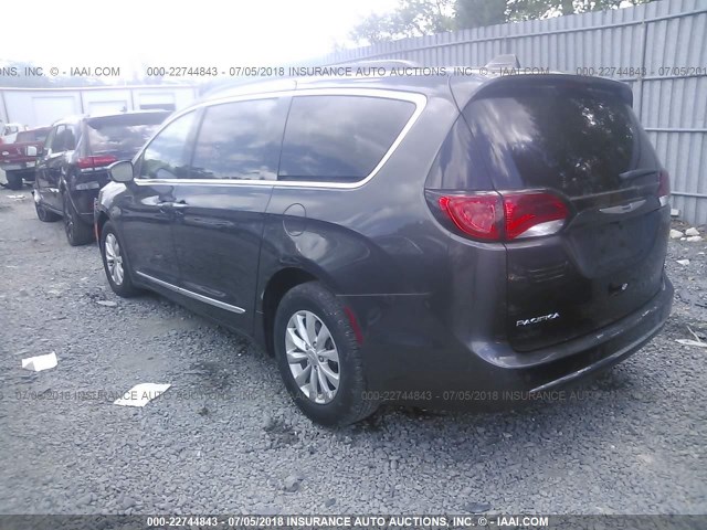 2C4RC1BG4HR543027 - 2017 CHRYSLER PACIFICA TOURING L 灰色 照片 3
