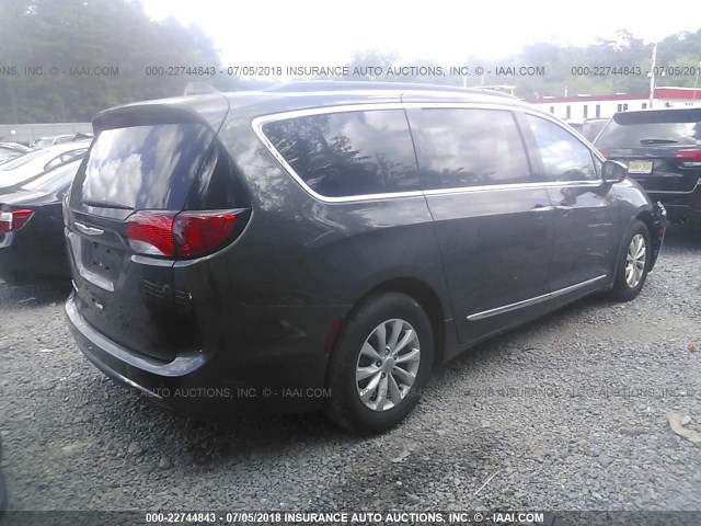 2C4RC1BG4HR543027 - 2017 CHRYSLER PACIFICA TOURING L GRAY photo 4