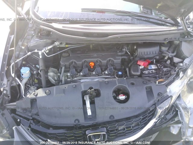 19XFB2F99FE007129 - 2015 HONDA CIVIC EXL 灰色 照片 10