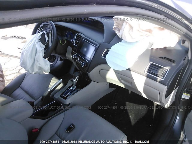 19XFB2F99FE007129 - 2015 HONDA CIVIC EXL 灰色 照片 5