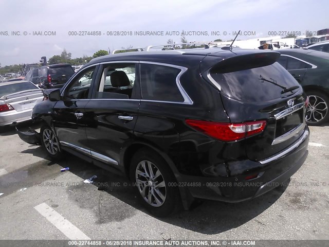 5N1AL0MM1FC539755 - 2015 INFINITI QX60 შავი ფოტო 3