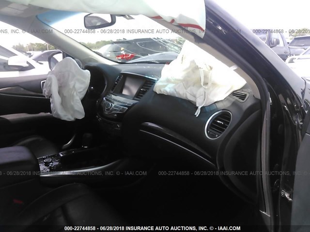 5N1AL0MM1FC539755 - 2015 INFINITI QX60 შავი ფოტო 5