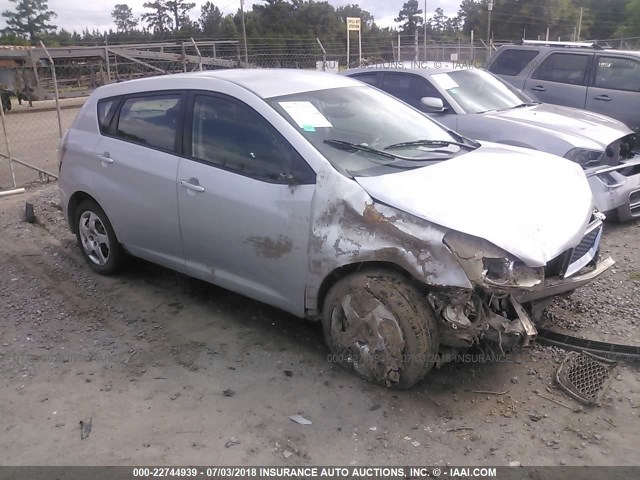 5Y2SP678X9Z466949 - 2009 PONTIAC VIBE SILVER photo 1