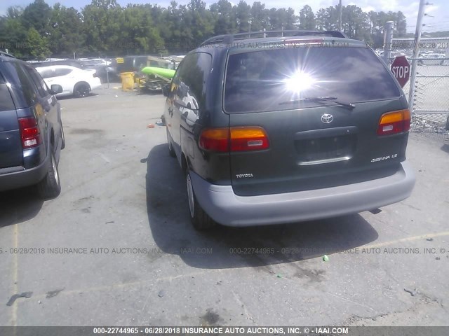 4T3ZF13CXXU110464 - 1999 TOYOTA SIENNA LE/XLE GREEN photo 3