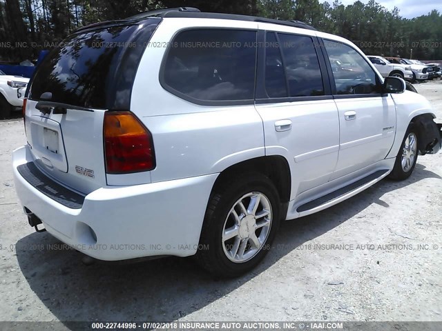 1GKET53M992131894 - 2009 GMC ENVOY DENALI WHITE photo 4