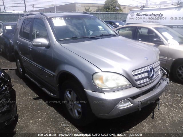 4JGAB57E75A535109 - 2005 MERCEDES-BENZ ML 350 BEIGE photo 1