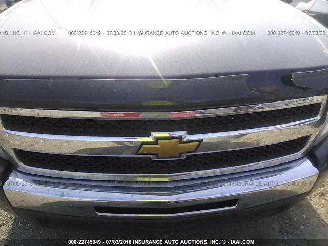 1GCSCREA5AZ263300 - 2010 CHEVROLET SILVERADO C1500  LS BLACK photo 10