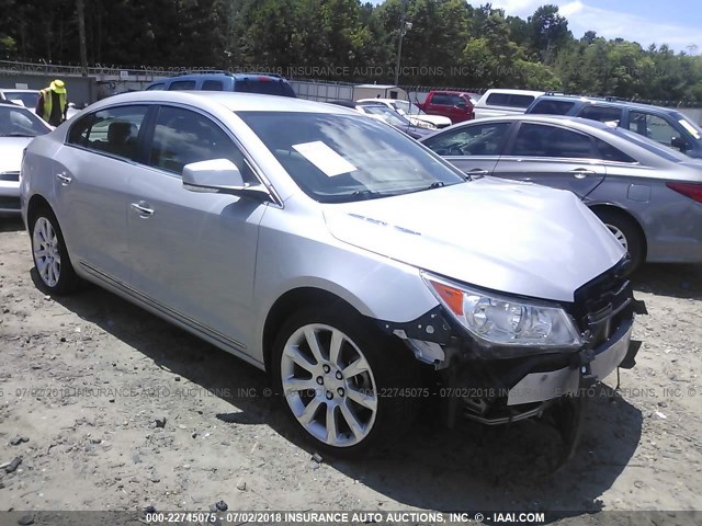 1G4GE5EV1AF292818 - 2010 BUICK LACROSSE CXS SILVER photo 1
