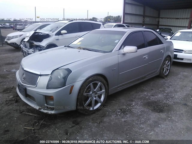 1G6DN57S940185620 - 2004 CADILLAC CTS-V SILVER photo 2