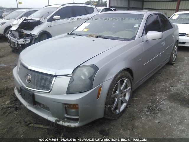 1G6DN57S940185620 - 2004 CADILLAC CTS-V SILVER photo 6