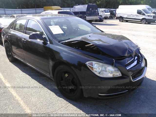 1G1ZH57K994250873 - 2009 CHEVROLET MALIBU 1LT BLACK photo 1