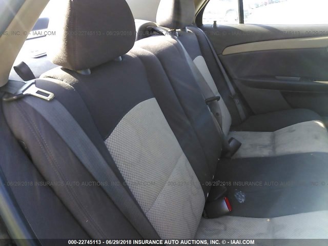 1G1ZH57K994250873 - 2009 CHEVROLET MALIBU 1LT BLACK photo 8