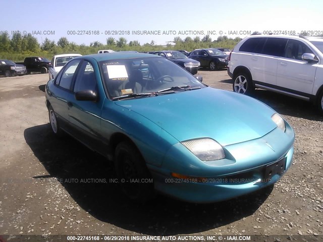 1G2JB524XT7525854 - 1996 PONTIAC SUNFIRE SE BLUE photo 1