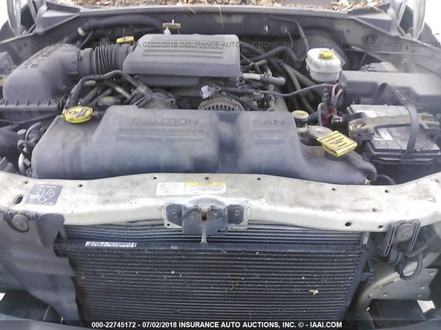 1B4HS38N52F107640 - 2002 DODGE DURANGO SPORT/SXT SILVER photo 10