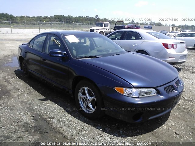 1G2WP52K3YF299272 - 2000 PONTIAC GRAND PRIX GT BLUE photo 1