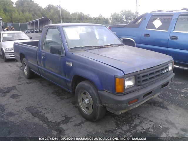 JB7FL29E4HP107955 - 1987 DODGE RAM 50 BLUE photo 1