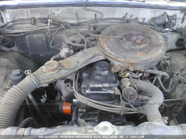 JB7FL29E4HP107955 - 1987 DODGE RAM 50 BLUE photo 10