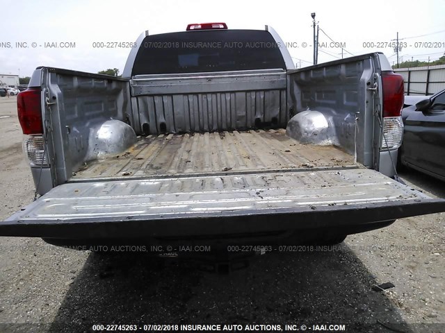 5TFRM5F11CX038132 - 2012 TOYOTA TUNDRA DOUBLE CAB SR5 SILVER photo 8
