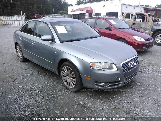 WAUDF78E06A193338 - 2006 AUDI A4 2.0T QUATTRO SILVER photo 1