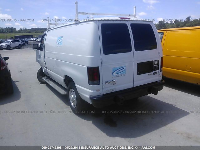 1FTNE2EW7CDA84119 - 2012 FORD ECONOLINE E250 VAN WHITE photo 3