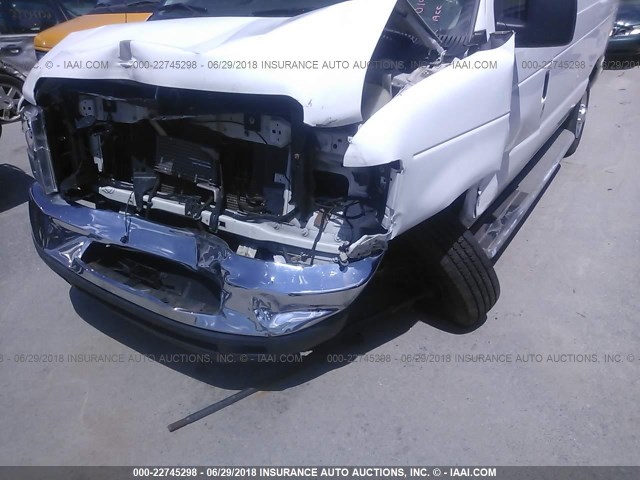 1FTNE2EW7CDA84119 - 2012 FORD ECONOLINE E250 VAN თეთრი ფოტო 6