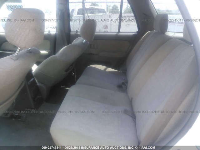 JT3HN86R0Y0284867 - 2000 TOYOTA 4RUNNER SR5 WHITE photo 8