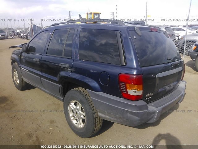 1J4GW48S14C305810 - 2004 JEEP GRAND CHEROKEE LAREDO/COLUMBIA/FREEDOM 深蓝色 照片 3