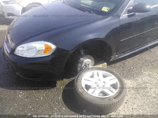 2G1WB5E37E1172857 - 2014 CHEVROLET IMPALA LIMITED LT BLACK photo 6