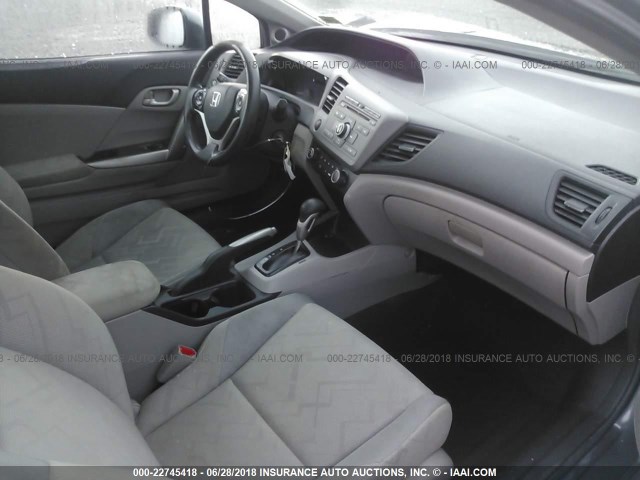 2HGFG3B56CH539823 - 2012 HONDA CIVIC LX 灰色 照片 5