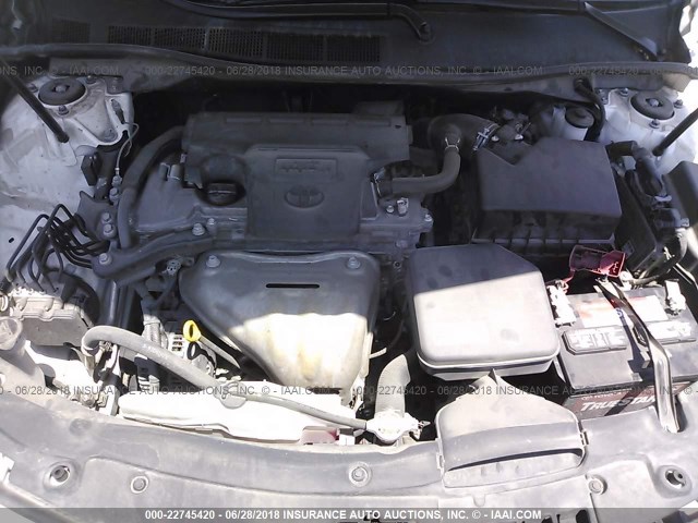 4T1BF1FK2CU581306 - 2012 TOYOTA CAMRY SE/LE/XLE 白色 照片 10