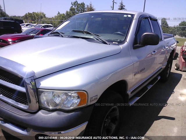 1D7HU18D65J538133 - 2005 DODGE RAM 1500 ST/SLT 银色 照片 2