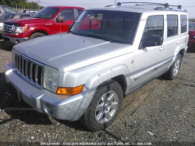 1J8HG58257C609233 - 2007 JEEP COMMANDER LIMITED SILVER photo 2