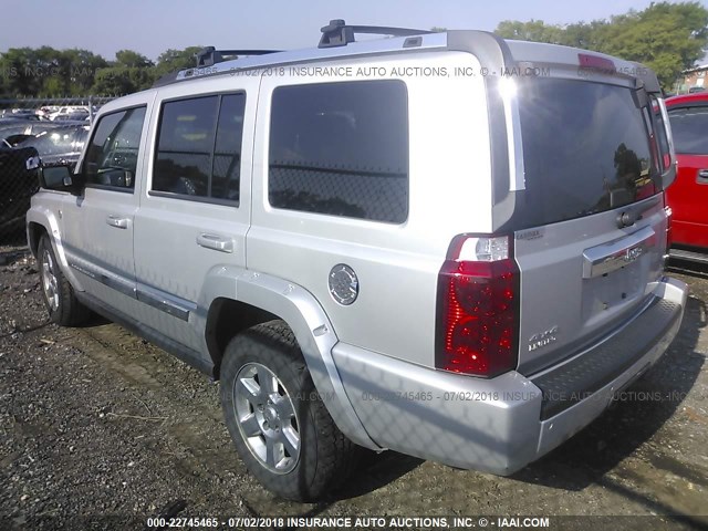 1J8HG58257C609233 - 2007 JEEP COMMANDER LIMITED SILVER photo 3