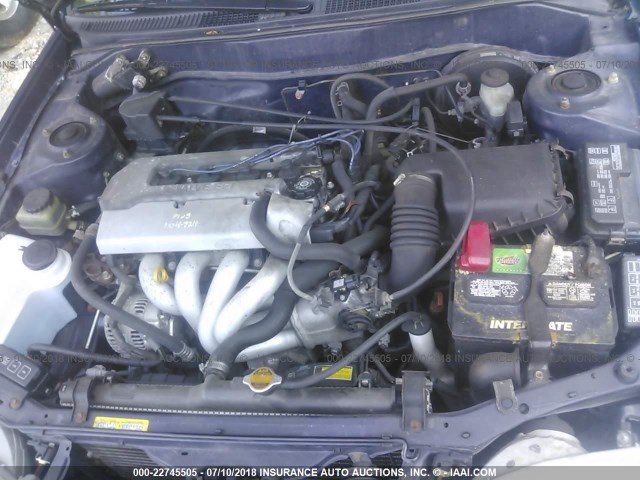 2T1BR12E6XC181361 - 1999 TOYOTA COROLLA VE/CE/LE BLUE photo 10