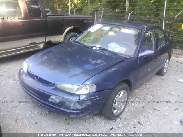 2T1BR12E6XC181361 - 1999 TOYOTA COROLLA VE/CE/LE BLUE photo 2